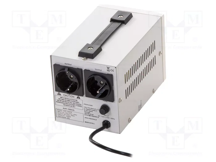 VOLT POLSKA 5AVR1000SE Estabilizador de Voltaje Automático 1000VA