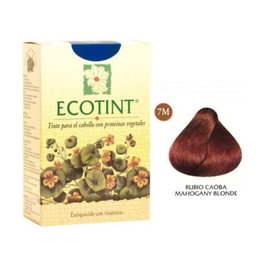 Ecotint Tinte para Cabello 7M Rubio Caoba Sin Amoniaco 130ml