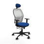 PIQUERAS Y CRESPO Silla de Oficina Jorquera Azul y Blanco