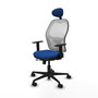 PIQUERAS Y CRESPO Silla de Oficina Jorquera Azul y Blanco