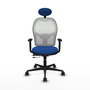 PIQUERAS Y CRESPO Silla de Oficina Jorquera Azul y Blanco