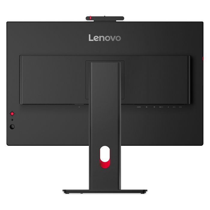 Lenovo ThinkVision T24-4v Monitor de Oficina de 23.8 Pulgadas (60.5 cm) Full HD 1920x1080 IPS, 120Hz, 6ms, Altavoces, Cámara 5MP, USB-C, HDMI, DisplayPort, Negro
