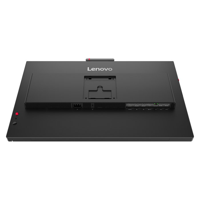 Lenovo ThinkVision T24-4v Monitor de Oficina de 23.8 Pulgadas (60.5 cm) Full HD 1920x1080 IPS, 120Hz, 6ms, Altavoces, Cámara 5MP, USB-C, HDMI, DisplayPort, Negro