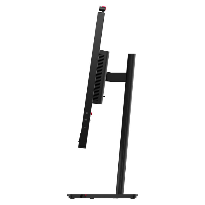 Lenovo ThinkVision T24-4v Monitor de Oficina de 23.8 Pulgadas (60.5 cm) Full HD 1920x1080 IPS, 120Hz, 6ms, Altavoces, Cámara 5MP, USB-C, HDMI, DisplayPort, Negro