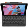 Logitech Slim Folio Gris Oxford para iPad de 10.ª generación, Teclado AZERTY Francés
