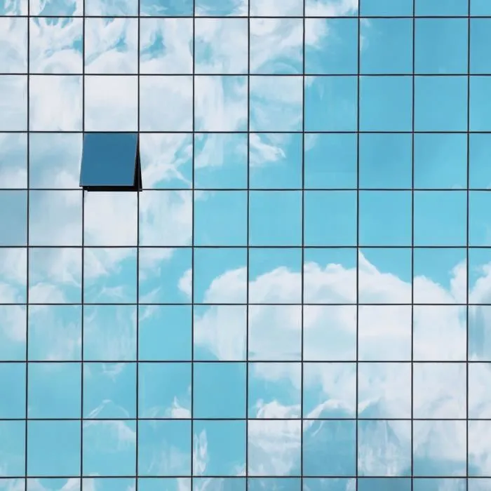 Película Adhesiva para Ventanas - EASY PROTEC - 100 x 90 cm - Espejo Unidireccional