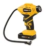 Powerplus Bomba de aire 18 V - Fácil de manejar, con manómetro y accesorios incluidos