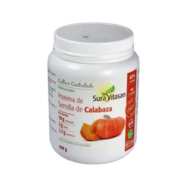 Sura Vitasan Proteína de Semilla de Calabaza en Polvo 450g - Fuente de Proteína Vegetal y Triptófano Natural - Complemento Alimenticio