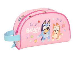 Safta Bluey Neceser Adaptable a Carro para Viajes o Guardería, 160 x 260 x 90 mm