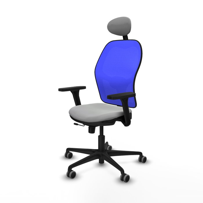 PIQUERAS Y CRESPO Silla de oficina Jorquera Gris claro y Azul PIQUERAS Y CRESPO Silla de oficina Jorquera Gris claro y Azul