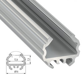 Perfil Aluminio Tipo MICO 2,02M - Bruto