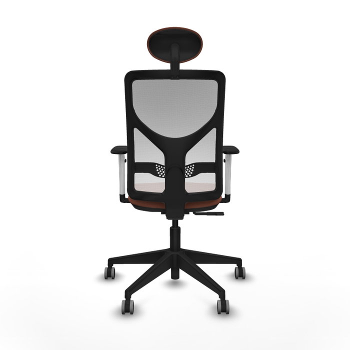 PIQUERAS Y CRESPO Silla de oficina Motilla con mecanismo Sincro, Marrón y Blanco PIQUERAS Y CRESPO Silla de oficina Motilla con mecanismo Sincro, Marrón y Blanco