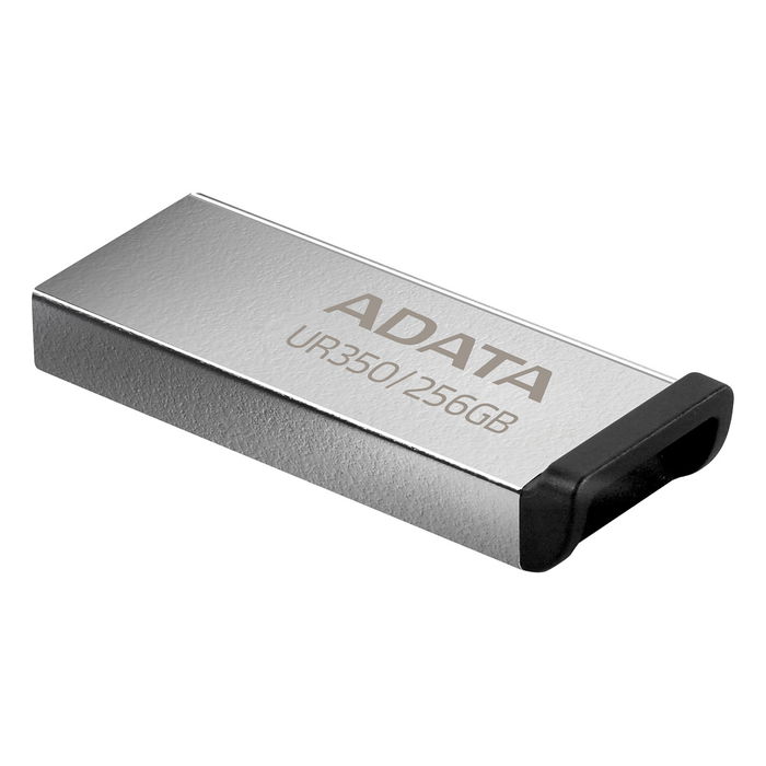 ADATA UR350 Memoria USB 256 GB, USB-A 3.2 Gen 1 (5 Gbit/s), 100 MB/s Lectura, Negro/Plata ADATA UR350 Memoria USB 256 GB, USB-A 3.2 Gen 1 (5 Gbit/s), 100 MB/s Lectura, Negro/Plata