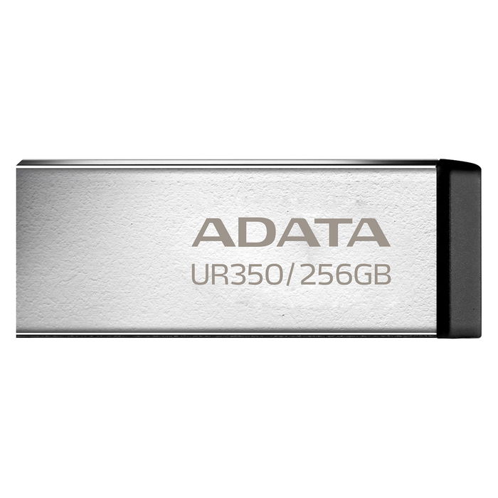 ADATA UR350 Memoria USB 256 GB, USB-A 3.2 Gen 1 (5 Gbit/s), 100 MB/s Lectura, Negro/Plata ADATA UR350 Memoria USB 256 GB, USB-A 3.2 Gen 1 (5 Gbit/s), 100 MB/s Lectura, Negro/Plata