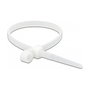 DeLOCK 18946 Brida de entrada paralela con ojal de fijación 300 x 4,8 mm blanco