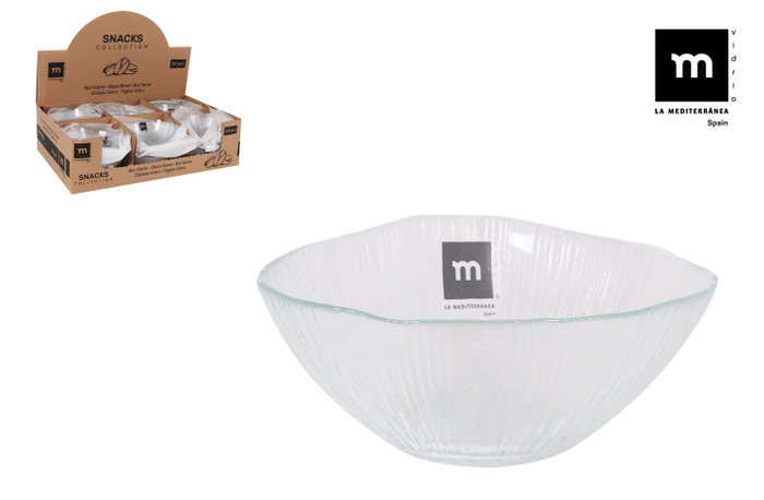 La Mediterranea Bol Snacks Transparente 48 Unidades de 12,5 cm x 5 cm La Mediterranea Bol Snacks Transparente 48 Unidades de 12,5 cm x 5 cm