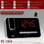 SAMI Radio Reloj Despertador con Proyector Rotativo y 2 Alarmas de Memoria, Modelo Rect. - Radio Reloj SAMI Rect.