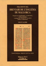 MOLL EDITORIAL, Fragments del Breviari església de MCA., Bartomeu Caldentey - MOLL EDITORIAL