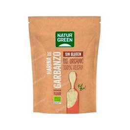 Naturgreen Harina de Garbanzos Ecológica 500 g Bio Sin Gluten Vegan - Producto a granel