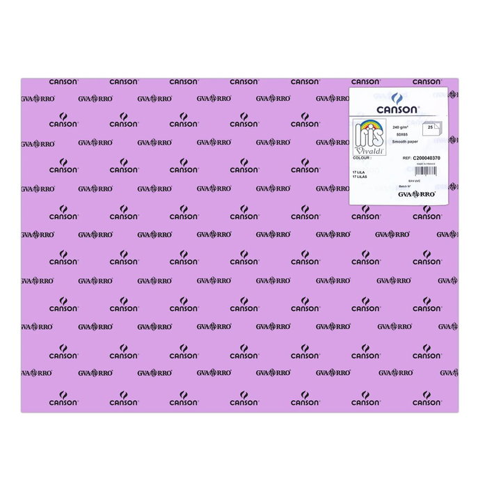 Guarro Cartulina Lila 50x65cm 185gr (25 Unidades) Guarro Cartulina Lila 50x65cm 185gr (25 Unidades)
