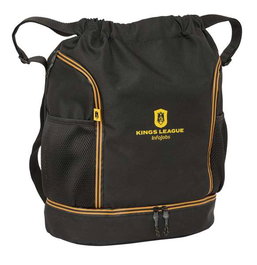 Bolsa Mochila con Cuerdas Kings League Negro 35 x 40 x 1 cm
