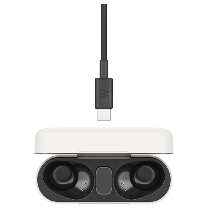 EPOS Adapt E1 Nordic White Auriculares TWS Bluetooth 5.3 con ANC Híbrido, Certificado Microsoft Teams