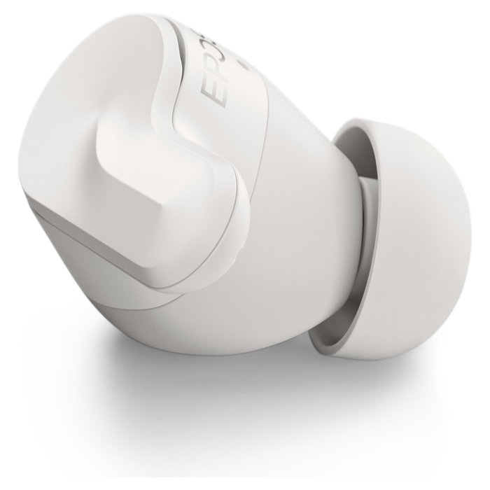 EPOS Adapt E1 Nordic White Auriculares TWS Bluetooth 5.3 con ANC Híbrido, Certificado Microsoft Teams