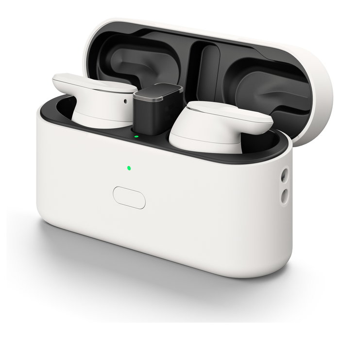 EPOS Adapt E1 Nordic White Auriculares TWS Bluetooth 5.3 con ANC Híbrido, Certificado Microsoft Teams