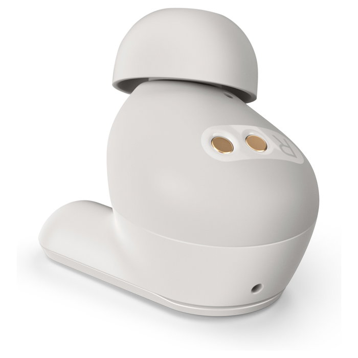 EPOS Adapt E1 Nordic White Auriculares TWS Bluetooth 5.3 con ANC Híbrido, Certificado Microsoft Teams