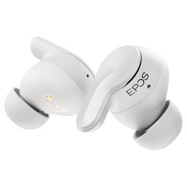 EPOS Adapt E1 Nordic White Auriculares TWS Bluetooth 5.3 con ANC Híbrido, Certificado Microsoft Teams