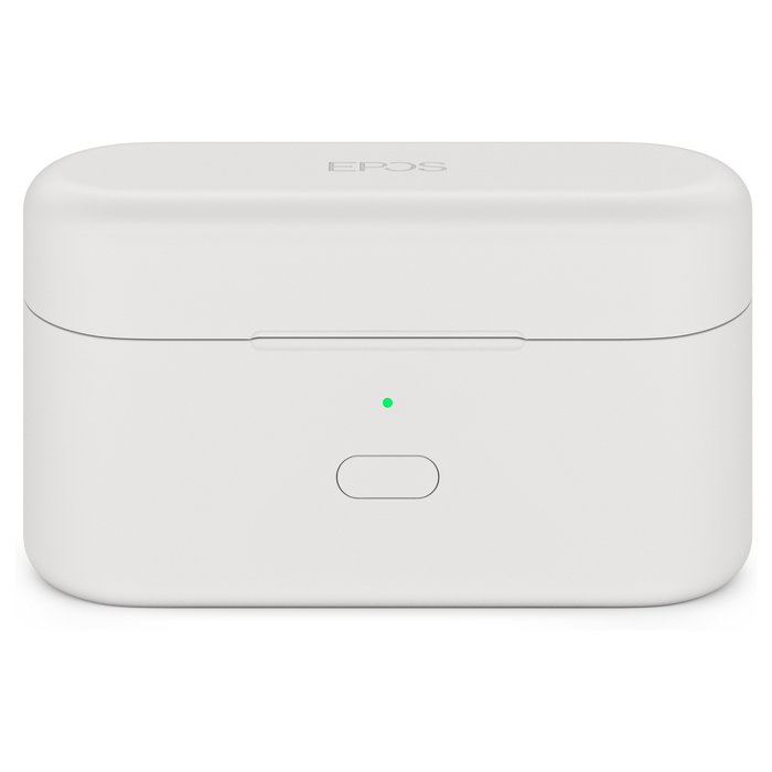 EPOS Adapt E1 Nordic White Auriculares TWS Bluetooth 5.3 con ANC Híbrido, Certificado Microsoft Teams
