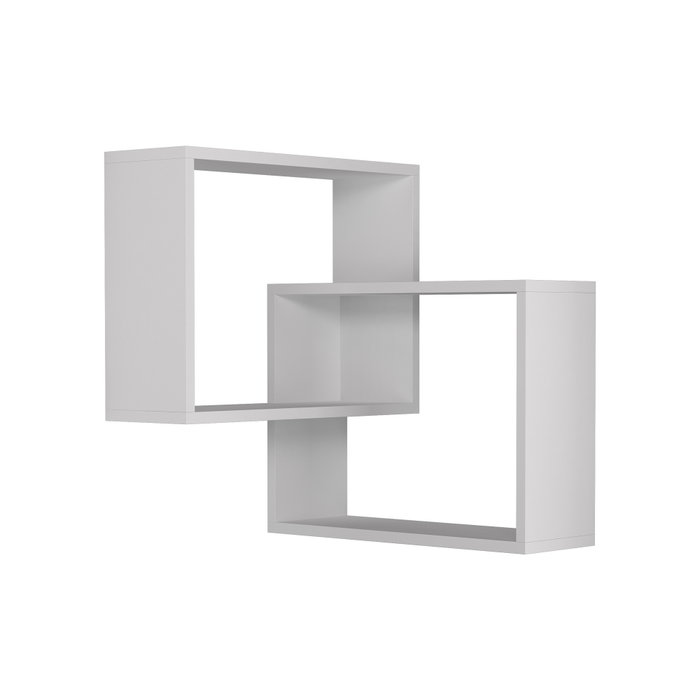 Hanah Home Estantería de Pared Ring Blanco 68x68x60 cm Tablero de Partículas Recubierto de Melamina Hanah Home Estantería de Pared Ring Blanco 68x68x60 cm Tablero de Partículas Recubierto de Melamina