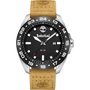 Timberland Carrigan 3Hd con esfera negra y correa de cuero marrón