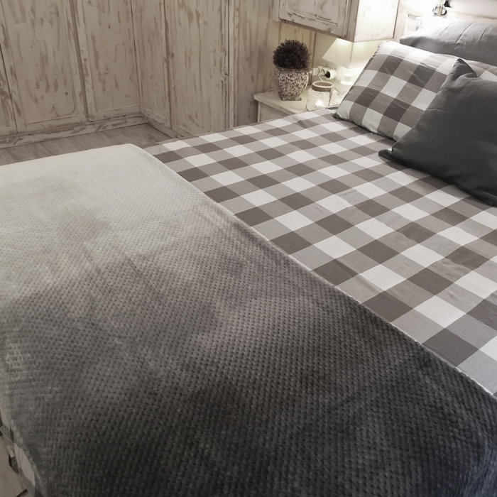Home Deco Factory Manta Gris XXL 150x200 cm