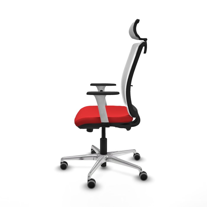 PIQUERAS Y CRESPO Silla de oficina Haches Rojo y Blanco PIQUERAS Y CRESPO Silla de oficina Haches Rojo y Blanco