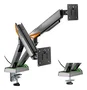 Aisens Soporte de Mesa Gaming RGB DT38TSRRGB-349 para Monitor/TV 17-38 pulgadas
