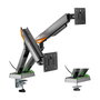 Aisens Soporte de Mesa Gaming RGB DT38TSRRGB-349 para Monitor/TV 17-38 pulgadas