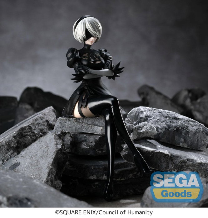 NieR:Automata Ver1.1a Estatua PVC PM Perching 2B 13 cm