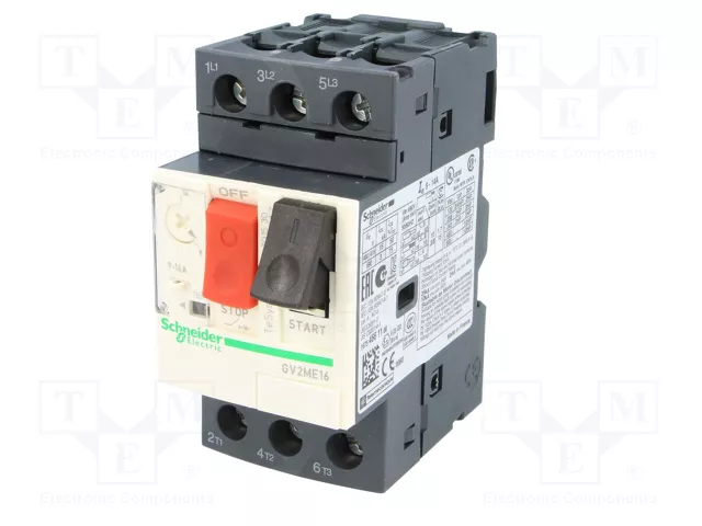 SCHNEIDER ELECTRIC GV2ME16 Interruptor motorizado 5,5kW 230÷690VAC
