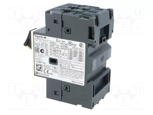 SCHNEIDER ELECTRIC GV2ME16 Interruptor motorizado 5,5kW 230÷690VAC