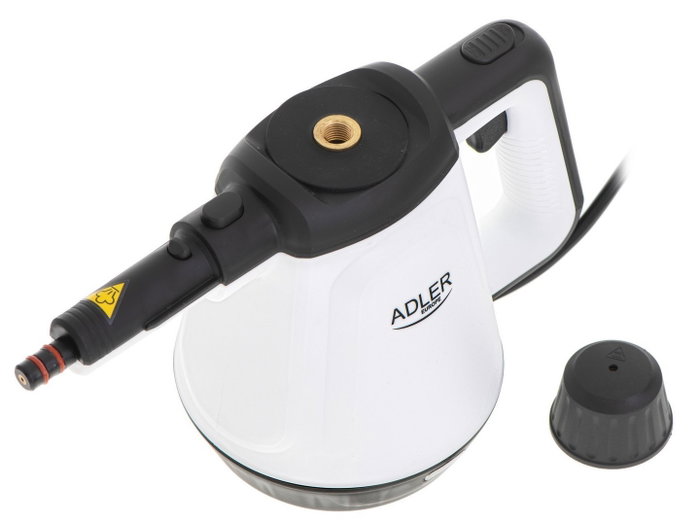 Adler AD 7038 Limpiadora a Vapor Blanco/Negro