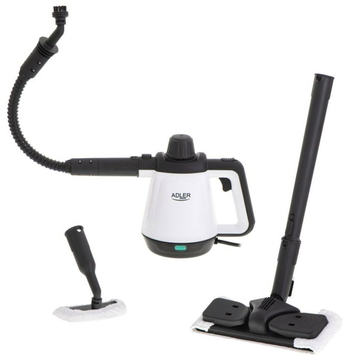 Adler AD 7038 Limpiadora a Vapor Blanco/Negro