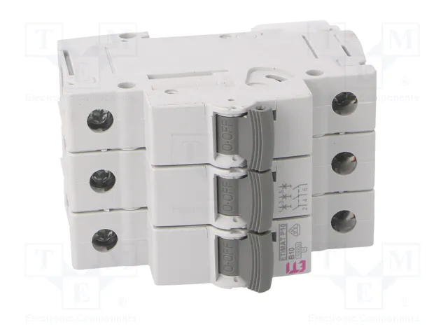 ETI POLAM Interruptor magnetotérmico ETIMAT P10 3P B10 10A 10kA