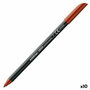 Edding Rotulador 1200 Punta Fina Marrón (Set de 10)