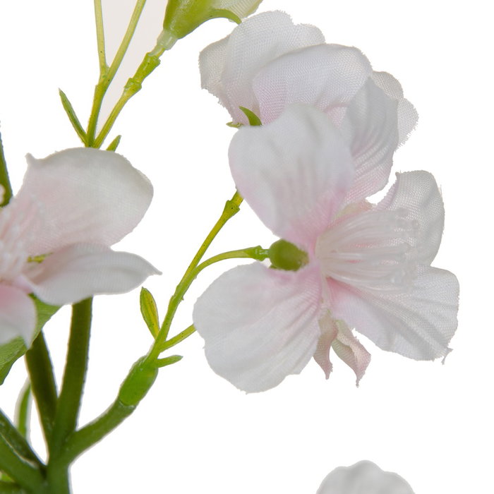 Rama Flores Rosa-Blanco Pvc Jardín 40 cm (Set de 24)