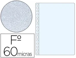 Esselte Funda Multitaladro Folio Piel de Naranja 60 Micras