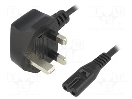 ESPE Cable de alimentación H03VVH2-F 2x0,75mm2 3m