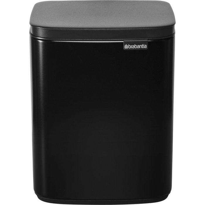 Brabantia BO Cubo de Basura 7 Litros Negro Mate Brabantia BO Cubo de Basura 7 Litros Negro Mate