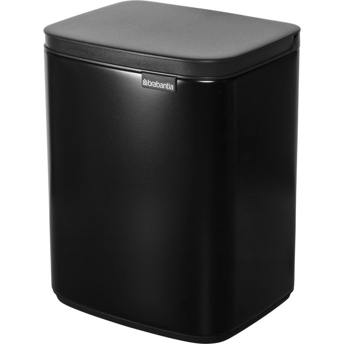 Brabantia BO Cubo de Basura 7 Litros Negro Mate Brabantia BO Cubo de Basura 7 Litros Negro Mate