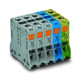 WAGO 285-159 Set de terminales de trifásica con alta corriente 150 A 50 mm²